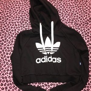 Adidas crop hoodie